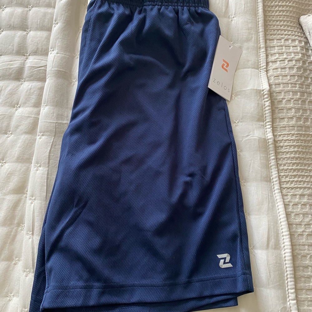 Zelos Athletic Navy Blue Shorts Sz Medium - Picture 3 of 6